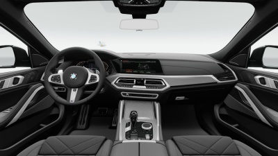 BMW X6 40i xDrive  (pohľad do interiéru)
