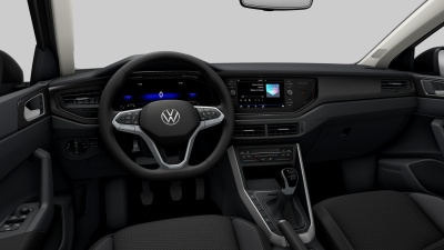 VW Taigo 1.0 TSI Life (pohľad do interiéru)