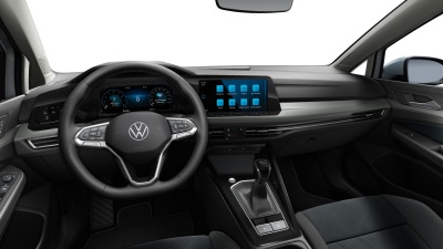 VW Golf 1.5 TSI Style (pohľad do interiéru)