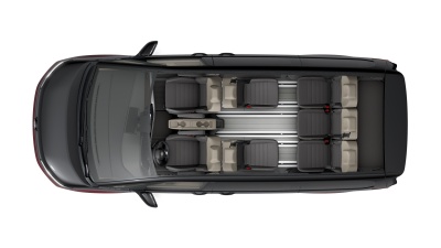 VW Multivan Style Long 2.0 TSI  (pohľad do interiéru)