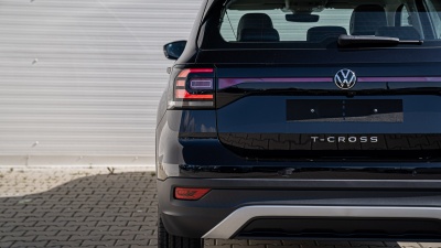 VW T-Cross 1.0 TSI Style (pohľad do interiéru)