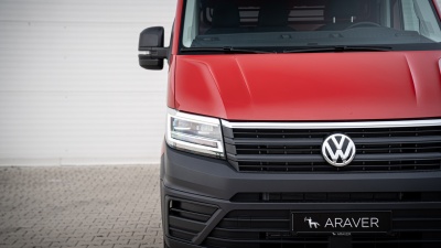 VW Crafter podvozok 2.0 BiTDI jednokabína L3 35 (pohľad spredu)