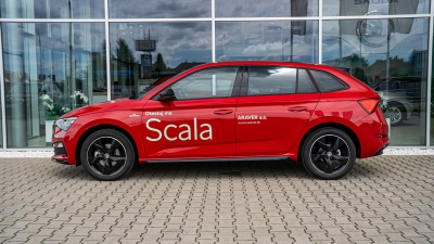 Škoda Scala 1.0 TSI Monte Carlo (pohľad do interiéru)