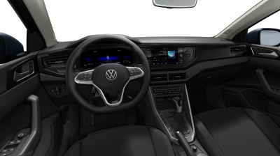 VW Taigo 1.0 TSI Life (pohľad do interiéru)