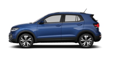 VW T-Cross 1.5 TSI DSG Style (pohľad zboku)