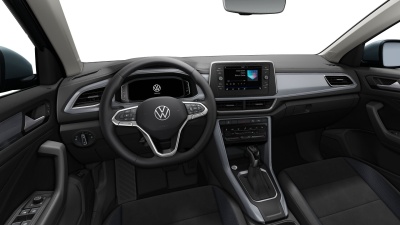 VW T-Roc 1.5 TSI Style (pohľad do interiéru)