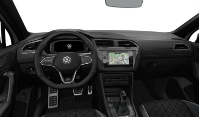 VW Tiguan Allspace 2.0 TDI R-Line 4x4 (pohľad do interiéru)