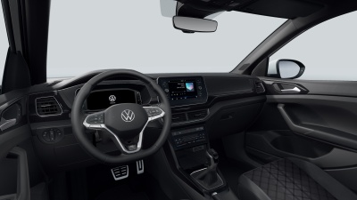 VW T-Cross 1.5 TSI R-Line (pohľad do interiéru)