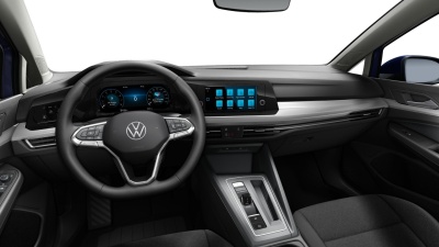 VW Golf Variant 1.5 eTSI Life (pohľad do interiéru)