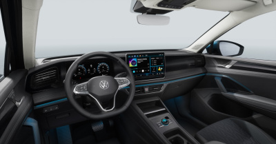 VW Tiguan 1.5 eTSI Limited (pohľad do interiéru)