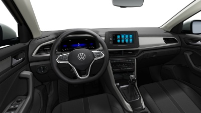 VW T-Roc 1.0 TSI Limited (pohľad do interiéru)