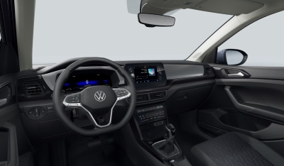 VW T-Cross 1.0 TSI Limited (pohľad do interiéru)