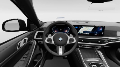 BMW X6 40i xDrive (pohľad do interiéru)
