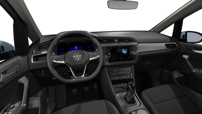 VW Touran 2.0 TDI Limited (pohľad do interiéru)
