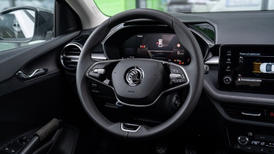 Škoda Fabia 1.0 TSI Selection (pohľad do interiéru)