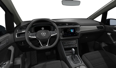 VW Touran 1.5 TSI Limited (pohľad do interiéru)