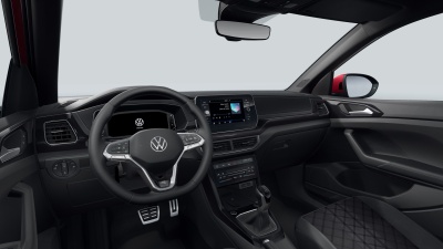 VW T-Cross 1.5 TSI R-Line Limited (pohľad do interiéru)