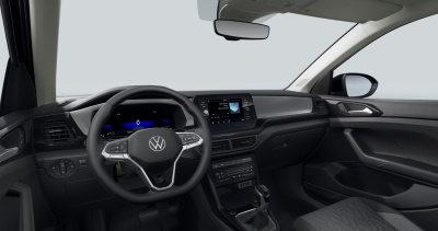 VW T-Cross 1.0 TSI Limited (pohľad do interiéru)