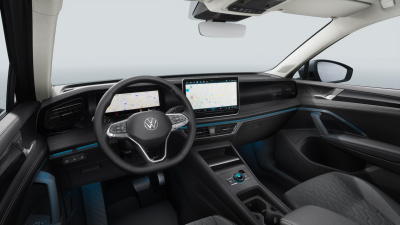VW Tiguan 1.5 eTSI Limited (pohľad do interiéru)