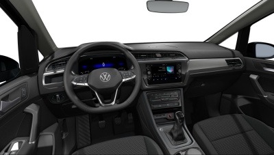 VW Touran 1.5 TSI Limited (pohľad do interiéru)