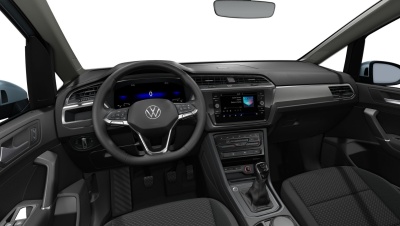 VW Touran 1.5 TSI Limited (pohľad do interiéru)