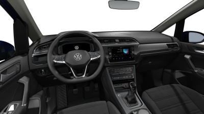 VW Touran 2.0 TDI Limited (pohľad do interiéru)