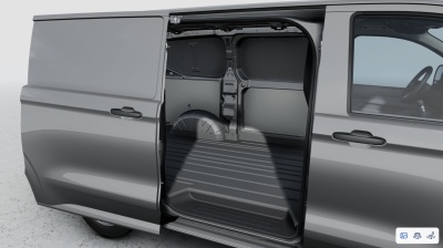 VW Transporter Basis LR 2.0 TDI (pohľad do interiéru)