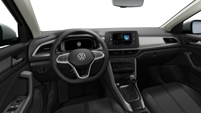 VW T-Roc 2.0 TDI Limited (pohľad do interiéru)