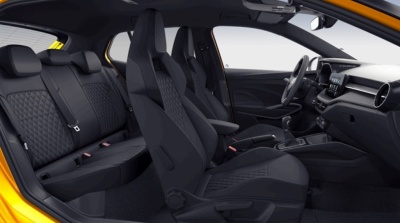 Škoda Fabia 1.0 TSI Monte Carlo (pohľad do interiéru)