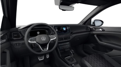 VW T-Cross 1.5 TSI R-Line Limited (pohľad do interiéru)