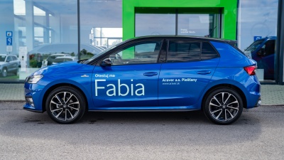 Škoda Fabia 1.0 TSI Monte Carlo (pohľad do interiéru)
