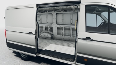 VW Crafter Basis L3H2 30 2.0 TDI (pohľad do interiéru)