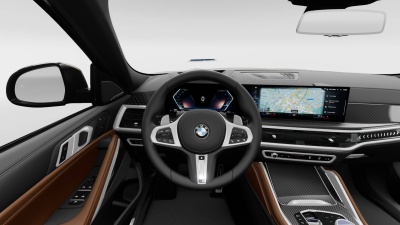 BMW X6 30d xDrive (pohľad do interiéru)