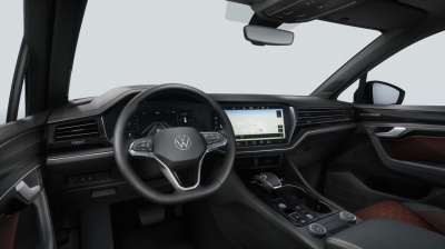 VW Touareg 3.0 TDI Elegance Limited (pohľad do interiéru)