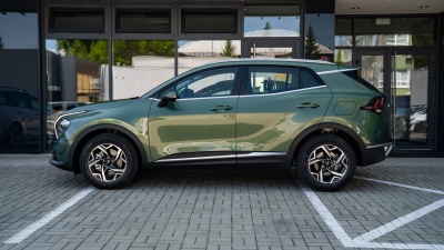 Kia Sportage 1.6 T-GDi Silver (pohľad zboku)