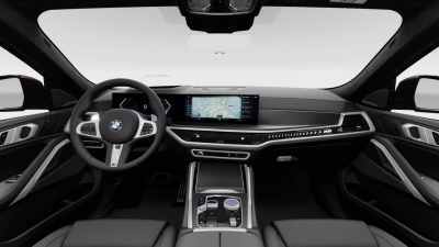 BMW X6 40d xDrive (pohľad do interiéru)