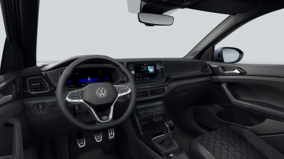 VW T-Cross 1.0 TSI R-Line Limited (pohľad do interiéru)