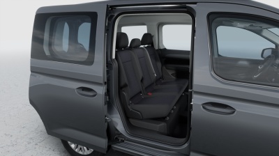 VW Caddy Basis 2.0 TDI (pohľad do interiéru)
