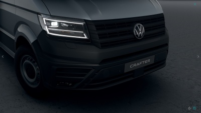 VW Crafter L3H2 35 2.0 BiTDI 4x4 (pohľad do interiéru)