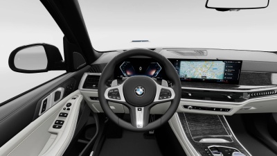 BMW X5 40d xDrive (pohľad do interiéru)