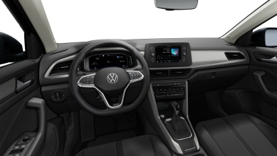 VW T-ROC 1.5 TSI ACT DSG Limited (pohľad do interiéru)