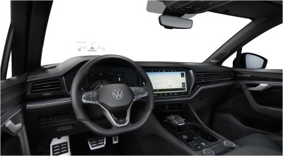 VW Touareg 3.0 TDI R-Line Limited (pohľad do interiéru)