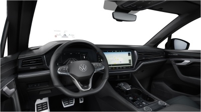 VW Touareg 3.0 TDI R-Line Limited (pohľad do interiéru)
