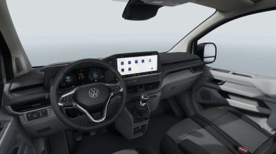 VW Transporter Basis LR 2.0 TDI (pohľad do interiéru)