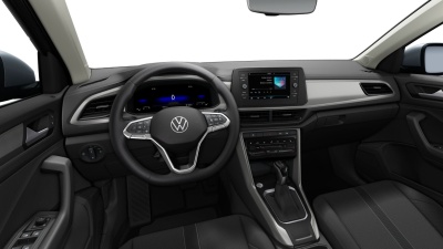 VW T-Roc 1.5 TSI Limited (pohľad do interiéru)