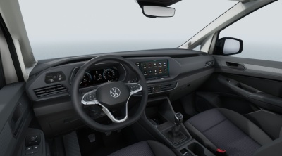 VW Caddy Basis 2.0 TDI (pohľad do interiéru)