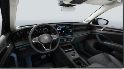 VW Tiguan 1.5 eTSI Limited (pohľad do interiéru)