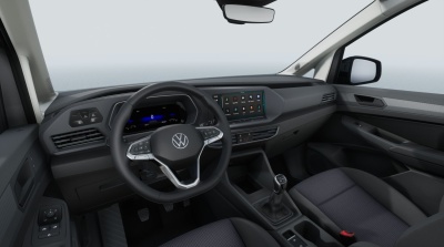 VW Caddy Basis 1.5 TSI (pohľad do interiéru)
