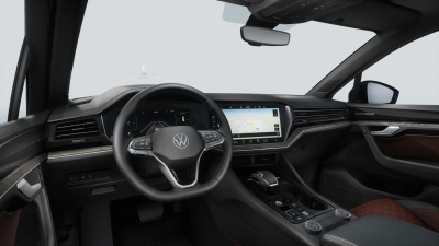 VW Touareg 3.0 TDI Elegance Limited (pohľad do interiéru)