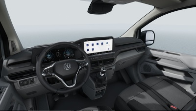 VW Transporter Basis LR 2.0 TDI (pohľad do interiéru)